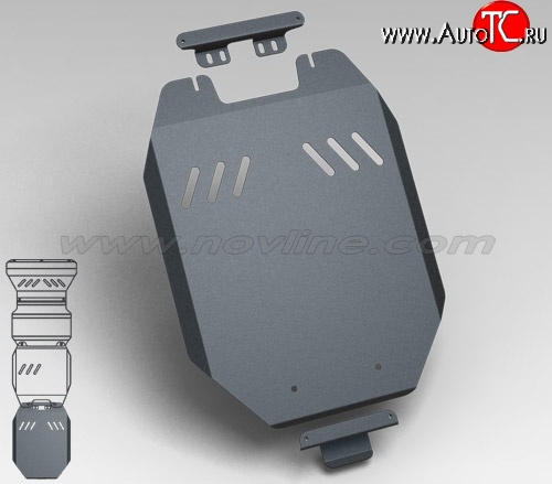 789 р. Защита раздаточной коробки Novline (3.2, АКПП/МКПП, 3 мм)  Mitsubishi Pajero Sport  2 PB (2008-2013) дорестайлинг  с доставкой в г. Санкт‑Петербург