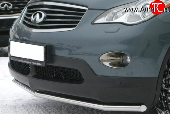 14 999 р. Защита переднего бампера (Ø42 мм, нержавейка) Russtal  INFINITI EX35  J50 (2007-2013)  с доставкой в г. Санкт‑Петербург