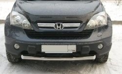 13 549 р. Одинарная защита переднего бампера Russtal 70 мм Honda CR-V RE1,RE2,RE3,RE4,RE5,RE7 дорестайлинг (2007-2010)  с доставкой в г. Санкт‑Петербург. Увеличить фотографию 1