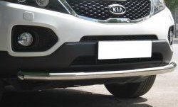 17 349 р. Одинарная защита переднего бампера Russtal 70 мм KIA Sorento XM дорестайлинг (2009-2012)  с доставкой в г. Санкт‑Петербург. Увеличить фотографию 1