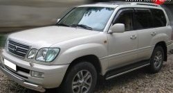 Тройная защита переднего бампера Russtal 63 мм Lexus LX470 J100 дорестайлинг (1998-2002)