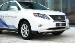 15 699 р. Одинарная защита переднего бампера Russtal диаметром 76 мм Lexus RX270 AL10 дорестайлинг (2010-2012)  с доставкой в г. Санкт‑Петербург. Увеличить фотографию 3