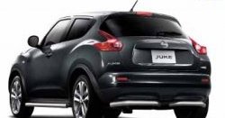 3 249 р. Длинная защита заднего бампера Petroil-Tuning 51 мм с передним приводом Nissan Juke 1 YF15 дорестайлинг (2010-2014)  с доставкой в г. Санкт‑Петербург. Увеличить фотографию 1