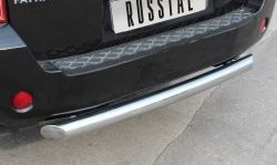 15 399 р. Защита заднего бампера (Ø76 мм, нержавейка) Russtal Nissan Pathfinder R51 дорестайлинг (2004-2007)  с доставкой в г. Санкт‑Петербург. Увеличить фотографию 1