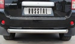 15 399 р. Защита заднего бампера (Ø76 мм, нержавейка) Russtal Nissan Pathfinder R51 дорестайлинг (2004-2007)  с доставкой в г. Санкт‑Петербург. Увеличить фотографию 3