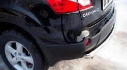 15 249 р. Защита заднего бампера (Ø63 мм, нержавейка) SLITKOFF Nissan Qashqai +2 1 J10 дорестайлинг (2008-2010)  с доставкой в г. Санкт‑Петербург. Увеличить фотографию 2