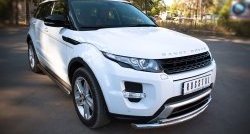 20 999 р. Защита переднего бампера (Dynamic, 2 трубыØ63 и 42 мм, нержавейка) SLITKOFF  Land Rover Range Rover Evoque  1 L538 (2011-2015) дорестайлинг 3 дв., дорестайлинг 5 дв.  с доставкой в г. Санкт‑Петербург. Увеличить фотографию 2