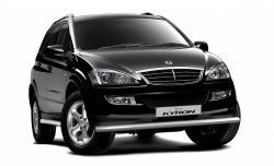 6 699 р. Одинарная защита переднего бампера Petroil Tuning диаметром 63 мм  SSANGYONG Kyron (2005-2007) дорестайлинг  с доставкой в г. Санкт‑Петербург. Увеличить фотографию 1