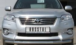 10 349 р. Одинарная защита переднего бампера Russtal 63 мм Toyota RAV4 XA30 5 дв. 2-ой рестайлинг (2010-2013)  с доставкой в г. Санкт‑Петербург. Увеличить фотографию 4