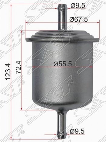 Топливный фильтр SAT Nissan Patrol 5 Y61 дорестайлинг (1997-2001)
