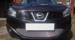 1 539 р. Сетка на бампер Russtal (хром) Nissan Qashqai 2 J11 рестайлинг (2017-2022)  с доставкой в г. Санкт‑Петербург. Увеличить фотографию 6