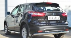 24 649 р. Широкая защита порогов SLITKOFF Nissan Qashqai 2 J11 дорестайлинг (2013-2019)  с доставкой в г. Санкт‑Петербург. Увеличить фотографию 3