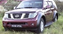 20 599 р. Расширители арок RA (комплект)  Nissan Pathfinder  R51 (2004-2014) дорестайлинг, рестайлинг (Поверхность глянец (под окраску), Неокрашенные)  с доставкой в г. Санкт‑Петербург. Увеличить фотографию 2