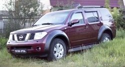 20 599 р. Расширители арок RA (комплект)  Nissan Pathfinder  R51 (2004-2014) дорестайлинг, рестайлинг (Поверхность глянец (под окраску), Неокрашенные)  с доставкой в г. Санкт‑Петербург. Увеличить фотографию 1