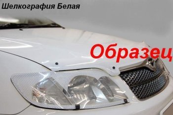 2 159 р. Дефлектора окон CA-Plastic  Nissan AD  Y11 (1999-2008) (Шелкография белая, Без хром.молдинга)  с доставкой в г. Санкт‑Петербург. Увеличить фотографию 3