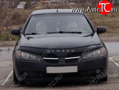 999 р. Дефлектор капота Russtal Nissan Almera седан N16 дорестайлинг (2000-2003)  с доставкой в г. Санкт‑Петербург