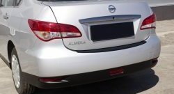 1 159 р. Накладка на задний бампер RA  Nissan Almera  седан (2012-2019) G15  с доставкой в г. Санкт‑Петербург. Увеличить фотографию 1