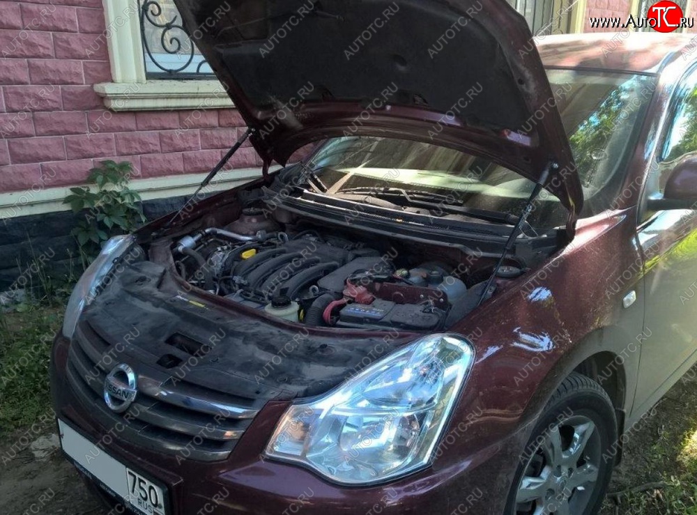 2 199 р. Газовые упоры капота Berkut  Nissan Almera  G15 (2012-2019) седан  с доставкой в г. Санкт‑Петербург