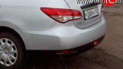 4 749 р. Задний бампер Стандартный  Nissan Almera  седан (2012-2019) G15 (неокрашенный)  с доставкой в г. Санкт‑Петербург. Увеличить фотографию 1