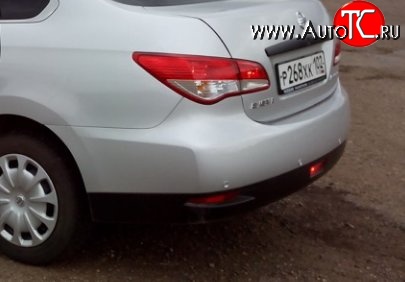 4 749 р. Задний бампер Стандартный  Nissan Almera  седан (2012-2019) G15 (неокрашенный)  с доставкой в г. Санкт‑Петербург