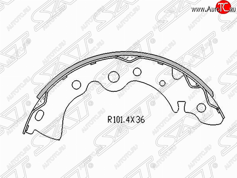 1 129 р. Колодки тормозные задние EURO SAT  Nissan Almera Classic  седан (2006-2013) B10  с доставкой в г. Санкт‑Петербург