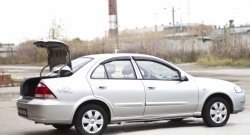 1 269 р. Накладка на задний бампер RA  Nissan Almera Classic  седан (2006-2013) B10  с доставкой в г. Санкт‑Петербург. Увеличить фотографию 3