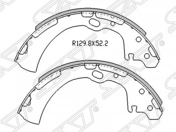 Колодки тормозные SAT (задние)  Caravan, Caravan E25, Datsun, Elgrand ( 1,  2), NP300, Terrano  WD21