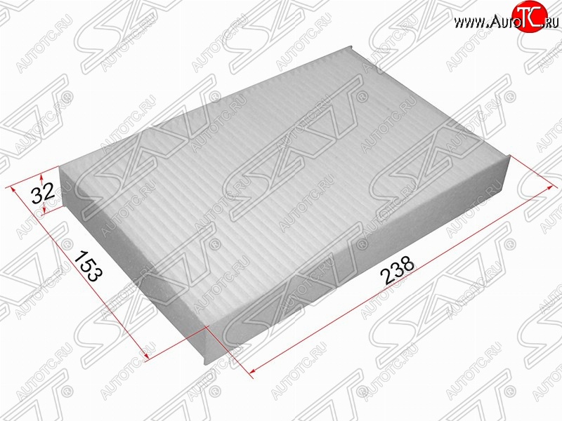 279 р. Фильтр салонный SAT (238х153х32 mm)  Nissan Juke  1 YF15 (2014-2020), Nissan Sentra  7 (2014-2017), Renault Fluence (2010-2016)  с доставкой в г. Санкт‑Петербург