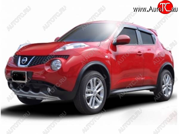 4 999 р. Накладка на передний бампер Impul-style Nissan Juke 1 YF15 дорестайлинг (2010-2014) (Неокрашенная)  с доставкой в г. Санкт‑Петербург