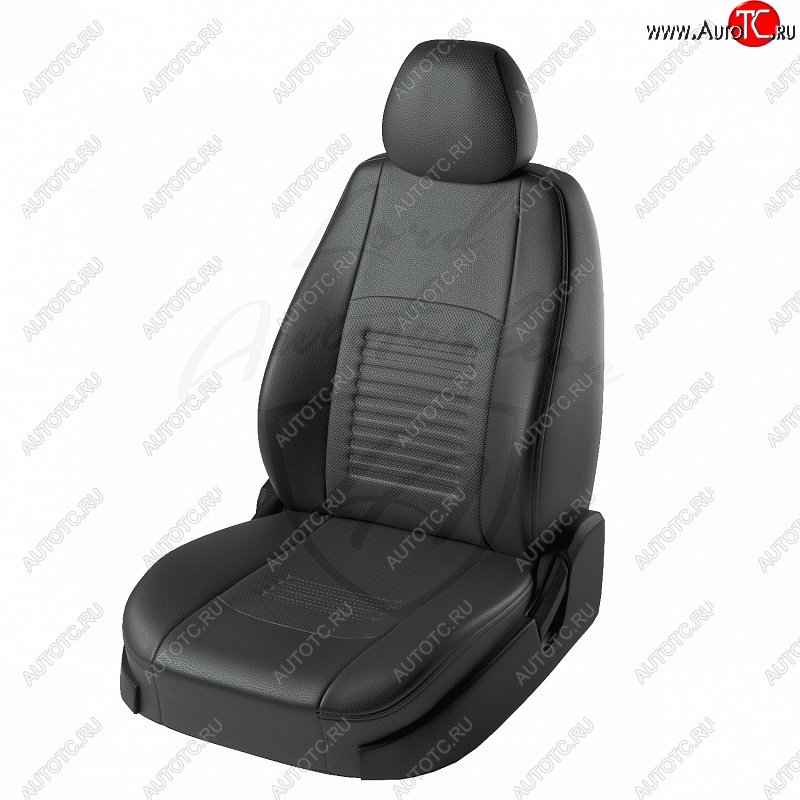 7 399 р. Чехлы для сидений (F15) Lord Autofashion Турин (экокожа)  Nissan Juke  1 YF15 (2010-2014) дорестайлинг (Чёрный, вставка чёрная)  с доставкой в г. Санкт‑Петербург