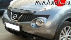 2 369 р. Дефлектор капота NovLine Nissan Juke 1 YF15 дорестайлинг (2010-2014)  с доставкой в г. Санкт‑Петербург. Увеличить фотографию 1