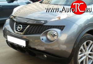 2 369 р. Дефлектор капота NovLine Nissan Juke 1 YF15 дорестайлинг (2010-2014)  с доставкой в г. Санкт‑Петербург