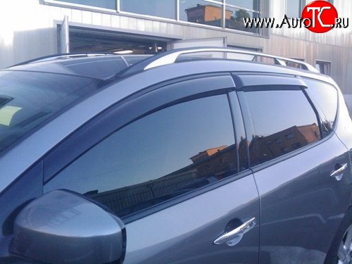 2 499 р. Дефлекторы окон (ветровики) Novline 4 шт  Nissan Murano  2 Z51 (2008-2016) дорестайлинг, рестайлинг  с доставкой в г. Санкт‑Петербург