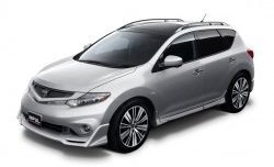 22 749 р. Комплект порогов Impul Nissan Murano 2 Z51 рестайлинг (2010-2016) (Неокрашенные)  с доставкой в г. Санкт‑Петербург. Увеличить фотографию 9