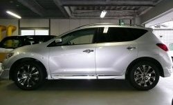 22 749 р. Комплект порогов Impul  Nissan Murano  2 Z51 (2010-2016) рестайлинг (Неокрашенные)  с доставкой в г. Санкт‑Петербург. Увеличить фотографию 1