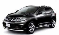 9 299 р. Защита порогов из круглой трубы диаметром 63 мм Petroil Tuning  Nissan Murano  2 Z51 (2008-2016) дорестайлинг, рестайлинг  с доставкой в г. Санкт‑Петербург. Увеличить фотографию 1