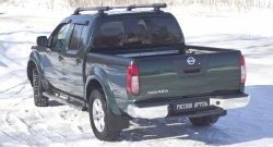 1 799 р. Накладки на борта кузова автомобиля RA  Nissan Navara  2 D40 (2004-2010) дорестайлинг (Задний откидной борт)  с доставкой в г. Санкт‑Петербург. Увеличить фотографию 2