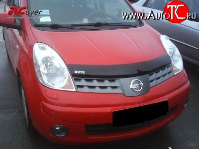 2 599 р. Дефлектор капота NovLine  Nissan Note  1 (2004-2008) E11 дорестайлинг  с доставкой в г. Санкт‑Петербург