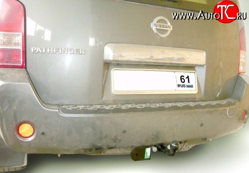 5 699 р. Фаркоп Лидер Плюс (до 1200 кг) Nissan Pathfinder R51 дорестайлинг (2004-2007) (Без электропакета)  с доставкой в г. Санкт‑Петербург