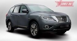 6 299 р. Декоративный элемент решетки радиатора Souz-96 (d10)  Nissan Pathfinder  R52 (2012-2017) дорестайлинг  с доставкой в г. Санкт‑Петербург. Увеличить фотографию 1