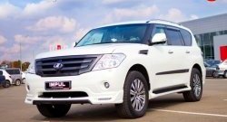 38 499 р. Решётка радиатора Impul V2 Nissan Patrol 6 Y62 дорестайлинг (2010-2014) (Неокрашенная)  с доставкой в г. Санкт‑Петербург. Увеличить фотографию 3