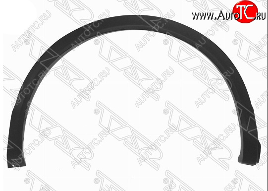 1 949 р. Правая накладка арки SAT (выпуклая, задняя)  Nissan Qashqai  2 (2013-2019) J11 дорестайлинг  с доставкой в г. Санкт‑Петербург