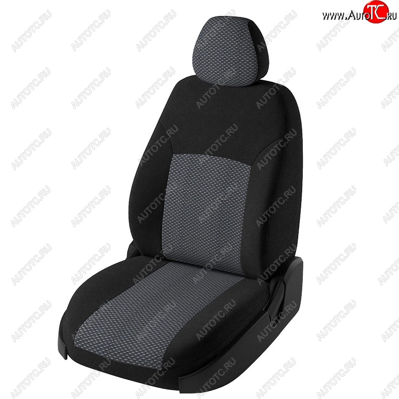 6 799 р. Чехлы для сидений Lord Autofashion Дублин (жаккард)  Nissan Qashqai  2 (2013-2019) J11 дорестайлинг (Черный, вставка Ёж белый)  с доставкой в г. Санкт‑Петербург