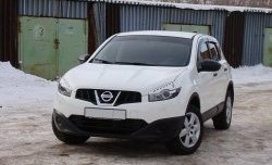 1 599 р. Реснички на фары Tuning-Sport Nissan Qashqai 1 J10 рестайлинг (2010-2013) (Неокрашенные)  с доставкой в г. Санкт‑Петербург. Увеличить фотографию 1