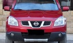 2 999 р. Накладка на передний бампер CT Nissan Qashqai 1 J10 рестайлинг (2010-2013) (Неокрашенная)  с доставкой в г. Санкт‑Петербург. Увеличить фотографию 1