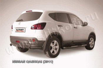 4 399 р. Уголки d57  Nissan Qashqai  1 (2010-2013) J10 рестайлинг (Цвет: серебристый)  с доставкой в г. Санкт‑Петербург. Увеличить фотографию 1