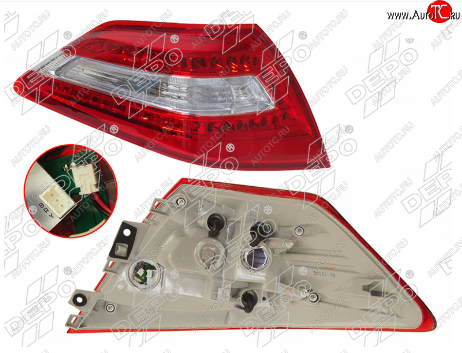 4 999 р. Левый фонарь задний DEPO Nissan Teana 2 J32 дорестайлинг (2008-2011)  с доставкой в г. Санкт‑Петербург