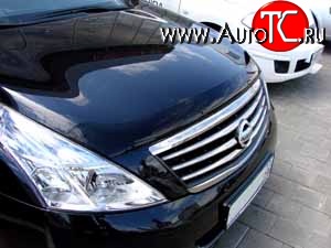 2 699 р. Дефлектор капота NovLine Nissan Teana 2 J32 дорестайлинг (2008-2011)  с доставкой в г. Санкт‑Петербург