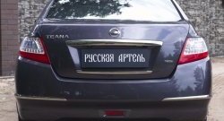 789 р. Реснички на фонари RA  Nissan Teana  2 J32 (2011-2014) рестайлинг (Неокрашенные)  с доставкой в г. Санкт‑Петербург. Увеличить фотографию 3