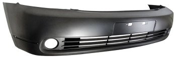 5 999 р. Бампер стандартный (под круглые туманки) SAT  Nissan Teana  1 J31 (2003-2005) (Неокрашенный)  с доставкой в г. Санкт‑Петербург. Увеличить фотографию 1